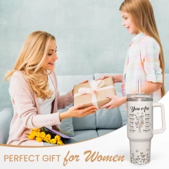 Christian Gifts For Women, Inspiration Gifts Tumbler 40oz Stainless Steel Insulated With Handle And Straw - Mother's Day Birthday Religious Gifts For Mom, Friend, Sister, Grandma -Gift Series Store FBSJTMQDTT180124001 20mk7