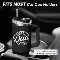 Best Dad Ever Tumbler With Handle 40oz Stainless Steel Insulated - Dad Gifts For Dad From Daughter Son - Coffee Tumbler For Dad Father's Day Birthday Christmas Cup Gift Set With Lid & Straw 14 Best Dad Ever Tumbler With Handle 40oz Stainless Steel Insulated - Dad Gifts For Dad From Daughter Son - Coffee Tumbler For Dad Father's Day Birthday Christmas Cup Gift Set With Lid & Straw -Gift Series Store FBSJTMQDTT240124001 20mk6
