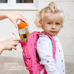 Cat Water Bottle - Kids Water Bottle With Straw Lid - 12 Oz Insulated Stainless Steel Water Bottles For Toddlers Kid Boys Girl - Travel Cup For School Sports -Gift Series Store FBSJWBCILI160324001 2812 29 20mk6