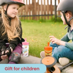 Kids Water Bottle With Straw Lid - 12 Oz Insulated Stainless Steel Water Bottles For Toddlers Kid Girl- Travel Cup For School Sports -Gift Series Store FBSJWBCILI170324001 2812 29 20mk5