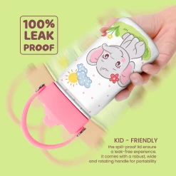 Elephant Water Bottle - Kids Water Bottle With Straw Lid - 12 Oz Insulated Stainless Steel Water Bottles For Toddlers Kid Girl - Travel Cup For School Sports -Gift Series Store FBSJWBCILI230324001 2812 29 20mk3