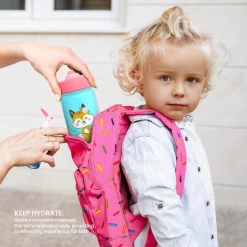 Fox Water Bottle - Kids Water Bottle With Straw Lid - 12 Oz Insulated Stainless Steel Water Bottles For Toddlers Kid Girl - Travel Cup For School Sports -Gift Series Store FBSJWBHOLI150324002 2812 29 20mk6