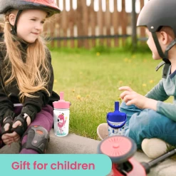 Flamingo Water Bottle - Kids Water Bottle With Straw Lid - 12 Oz Insulated Stainless Steel Water Bottles For Toddlers Kid Girls - Travel Cup For School Sports -Gift Series Store FBSJWBHOLI180324001 2812 29 20mk5