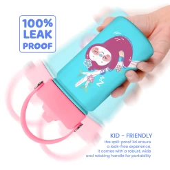 Sloth Water Bottle - Kids Water Bottle With Straw Lid - 12 Oz Insulated Stainless Steel Water Bottles For Toddlers Kid Girls - Travel Cup For School Sports -Gift Series Store FBSJWBHOLI190324001 2812 29 20mk3