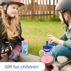 Sloth Water Bottle - Kids Water Bottle With Straw Lid - 12 Oz Insulated Stainless Steel Water Bottles For Toddlers Kid Girls - Travel Cup For School Sports -Gift Series Store FBSJWBHOLI190324001 2812 29 20mk5