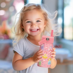 Princess Water Bottle For Girls - Kids Water Bottle With Straw Lid - 12 Oz Insulated Stainless Steel Water Bottles For Toddlers Kid - Travel Cup For School Sports -Gift Series Store FBSJWBHOPV021223001 2812 29 20mk6