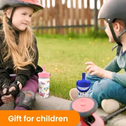 Dog Water Bottle - Kids Water Bottle With Straw Lid - 12 Oz Insulated Stainless Steel Water Bottles For Toddlers Kid Boys - Travel Cup For School Sports -Gift Series Store FBSJWBHULI160324001 2812 29 20mk5