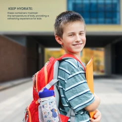 Dog Water Bottle - Kids Water Bottle With Straw Lid - 12 Oz Insulated Stainless Steel Water Bottles For Toddlers Kid Boys - Travel Cup For School Sports -Gift Series Store FBSJWBHULI160324001 2812 29 20mk6