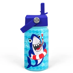 Shark Water Bottle - Kids Water Bottle With Straw Lid - 12 Oz Insulated Stainless Steel Water Bottles For Toddlers Kid Boys - Travel Cup For School Sports 15 Shark Water Bottle - Kids Water Bottle With Straw Lid - 12 Oz Insulated Stainless Steel Water Bottles For Toddlers Kid Boys - Travel Cup For School Sports -Gift Series Store FBSJWBHULI160324002 2812 29 20mk1a