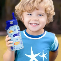 Kids Water Bottle With Straw Lid - 12 Oz Insulated Stainless Steel Ocean Water Bottles For Toddlers Kid Boys - Travel Cup For School Sports 11 Kids Water Bottle With Straw Lid - 12 Oz Insulated Stainless Steel Ocean Water Bottles For Toddlers Kid Boys - Travel Cup For School Sports -Gift Series Store FBSJWBHUPV221123001 2812 29 mk6
