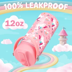 Unicorn Water Bottle For Girls - Kids Water Bottle With Straw Lid - 12 Oz Insulated Stainless Steel Water Bottles For Toddlers Kid - Travel Cup For School Sports 12 Unicorn Water Bottle For Girls - Kids Water Bottle With Straw Lid - 12 Oz Insulated Stainless Steel Water Bottles For Toddlers Kid - Travel Cup For School Sports -Gift Series Store FBSJWBHUPV241123001 2812 29 20mk5