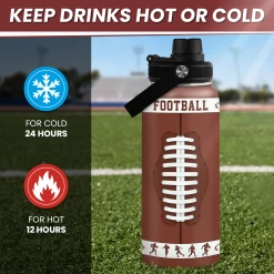 Football Water Bottle With Lid - 32oz Insulated Stainless Steel Sport Bottle - Gifts For Men Football Players Lovers Men 12 Football Water Bottle With Lid - 32oz Insulated Stainless Steel Sport Bottle - Gifts For Men Football Players Lovers Men -Gift Series Store FBSJWBTALI210224001 2832 29 20mk3