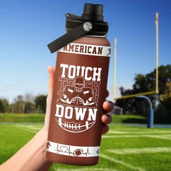 Football Water Bottle With Lid - 32oz Insulated Stainless Steel Sport Bottle - Gifts For Men Football Players Lovers Men 17 Football Water Bottle With Lid - 32oz Insulated Stainless Steel Sport Bottle - Gifts For Men Football Players Lovers Men -Gift Series Store FBSJWBTALI210224001 2832 29 20mk8