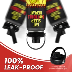 Softball Gift Water Bottle With Lid - 32oz Insulated Stainless Steel Sport Bottles - Softball Gift For Softball Players Fan -Gift Series Store FBSJWBTALI300124001 2832 29 20mk5