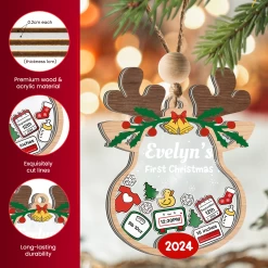 Personalized Baby's First Christmas Ornament - Customized Baby Stats 5 Layered Wooden Ornament, Chirstmas Shaker Ornament, Gift For New Boys Girls Newborn Infant Toddler 14 Personalized Baby's First Christmas Ornament - Customized Baby Stats 5 Layered Wooden Ornament, Chirstmas Shaker Ornament, Gift For New Boys Girls Newborn Infant Toddler -Gift Series Store FMSJFOQDTT030624001 285x5 29 MK04