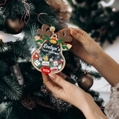 Personalized Baby's First Christmas Ornament - Customized Baby Stats 5 Layered Wooden Ornament, Chirstmas Shaker Ornament, Gift For New Boys Girls Newborn Infant Toddler 16 Personalized Baby's First Christmas Ornament - Customized Baby Stats 5 Layered Wooden Ornament, Chirstmas Shaker Ornament, Gift For New Boys Girls Newborn Infant Toddler -Gift Series Store FMSJFOQDTT030624001 285x5 29 MK06