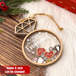 Personalized Couple First Christmas Ornament - Customized Names 5 Layered Wooden Ornament, Engaged Newlywed Ornaments, Bridal Shower Gift For Couples -Gift Series Store FMSJFOQDTT040624001 285x5 29 MK02 1892e69a e60e 4a5c 89a1 1b9e214099f4