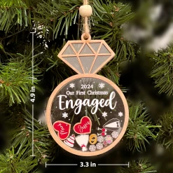Personalized Couple First Christmas Ornament - Customized Names 5 Layered Wooden Ornament, Engaged Newlywed Ornaments, Bridal Shower Gift For Couples -Gift Series Store FMSJFOQDTT040624001 285x5 29 MK05 4ec1d33a 2bef 44d4 9b0c af430f4d787f
