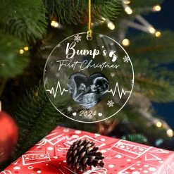 Personalized Bumps First Christmas Ornaments Sonogram Ultrasound Pregnancy Announcement Acrylic Ornament Gift 19 Personalized Bumps First Christmas Ornaments Sonogram Ultrasound Pregnancy Announcement Acrylic Ornament Gift -Gift Series Store FMSJOATASH050823003 MK7