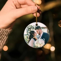 Personalized First Christmas Mr And Mrs Ornament Custom Photo Picture Couple Ceramic Double Sided Ornaments Wedding Marriage Keepsake Gifts For Newlywed Couple Christmas Tree Decorations -Gift Series Store FMSJOCAKPV150723001c Mk3 c4b7aa7d 6b0b 433b afae ac2c8137787e