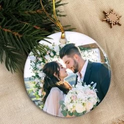Personalized First Christmas Mr And Mrs Ornament Custom Photo Picture Couple Ceramic Double Sided Ornaments Wedding Marriage Keepsake Gifts For Newlywed Couple Christmas Tree Decorations -Gift Series Store FMSJOCAKPV150723001c Mk6 f24e33ab 58d8 4568 a75f f0ef9f30d9ba
