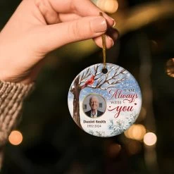 Personalized Memorial Ornaments Cardinal In Loving Memory Ornament With Photo Picture Ceramic Christmas Sympathy Remembrance Keepsake Xmas Tree Decorations Gifts For Loss Of Loved One -Gift Series Store FMSJOCLTHA120723001 Mk3 b4797c86 93e4 46b6 b3b7 5a57bcd4e33e