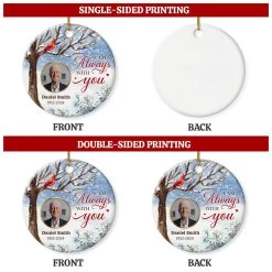Personalized Memorial Ornaments Cardinal In Loving Memory Ornament With Photo Picture Ceramic Christmas Sympathy Remembrance Keepsake Xmas Tree Decorations Gifts For Loss Of Loved One -Gift Series Store FMSJOCLTHA120723001 Mk7 359ecaa9 d5fc 4526 8a33 fc413ccc83f5