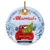 Personalized First Christmas Married Ornament 2024 - Wedding Keepsake Gifts For Couples Newlywed Mr Mrs Hanging Ceramic Round Ornaments Xmas Tree Decor -Gift Series Store FMSJOCLTPV140723001a 20mk1 8516d8f7 1730 4dea 9bc0 10066dd073c6