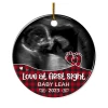 Personalized Bumps First Christmas Ornament - Baby Bump Sonogram Ultrasound Ceramic Ornaments - Pregnancy Announcement Keepsake Gifts For Expecting Grandparents Parents To Be 1 Personalized Bumps First Christmas Ornament - Baby Bump Sonogram Ultrasound Ceramic Ornaments - Pregnancy Announcement Keepsake Gifts For Expecting Grandparents Parents To Be -Gift Series Store FMSJOCLTSH170723003 20Mk1