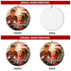 Personalized Christmas Ornament With Photo Picture Custom Ceramic Ornaments For Christmas Tree Create Your Own Ornament Keepsake Gifts Xmas Home Decorations -Gift Series Store FMSJOCNAHA260723003 20Mk7