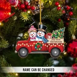 Personalized First Christmas Married Ornament - Custom Red Truck Shaped Wooden Ornament, Newlywed Christmas Ornament, Gifts For Couple Bride Groom 12 Personalized First Christmas Married Ornament - Custom Red Truck Shaped Wooden Ornament, Newlywed Christmas Ornament, Gifts For Couple Bride Groom -Gift Series Store FMSJODCITT210824002 MK02 11c6894a f80d 43f0 9ba8 80cfbc938185