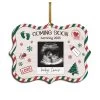 Personalized Baby's First Christmas Ornament - Custom Sonogram Picture Wooden Ornament, Ultrasound Photo Frame, Gift For Pregnancy New Mom -Gift Series Store FMSJODCITT210824003 MK01a