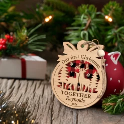 Personalized Gift For Couples - First Christmas Together Ornament, 2 Layered Wooden Design, Wedding Keepsake -Gift Series Store FMSJOOTNTT240524002 284x4 29 MK04 83ffbc25 1963 4793 a5c7 ce6fca593114