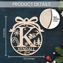 Personalized Monogram Christmas Ornament - Customized Initial Letter Cut-out Wooden Ornament, Alphabet Customized Gift For Women Men Friends Family 14 Personalized Monogram Christmas Ornament - Customized Initial Letter Cut-out Wooden Ornament, Alphabet Customized Gift For Women Men Friends Family -Gift Series Store FMSJOTTNTT200824001 MK03