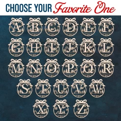 Personalized Monogram Christmas Ornament - Customized Initial Letter Cut-out Wooden Ornament, Alphabet Customized Gift For Women Men Friends Family 19 Personalized Monogram Christmas Ornament - Customized Initial Letter Cut-out Wooden Ornament, Alphabet Customized Gift For Women Men Friends Family -Gift Series Store FMSJOTTNTT200824001 Tonghop