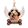 Personalized Pet Memorial Ornament, Dog Memorial 3 Layered Wooden Ornament, Sympathy Gifts Christmas Ornaments For Dog Lovers -Gift Series Store FMSJROLTTT220524001 MK01