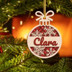 Personalized Name Christmas Ornament - 3 Layered Wooden Design, Christmas Tree Keepsake For Women, Boys, Girls, Family, Best Friends -Gift Series Store FMSJROTTTT280524002 284x6 29 MK06