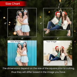 Personalized Best Friend Photo Ornament - Customized Besties Picture Shaped Acrylic Ornaments, Gift For Friends Bestie, Custom Christmas Ornaments -Gift Series Store FMSJSYLTTT270824001 MK05