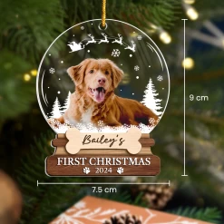 Personalized Dog Cat Photo Ornament - Customized Pets Photo Shaped Acrylic Ornaments, Acrylic Dog Cat First Christmas Ornaments, Gift For Pet Lovers -Gift Series Store FMSJSYTATT130824001 MK07 1bc95b29 ebbb 4030 918e 04555a253652