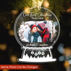Personalized Couple Ornament - Customized Photo Shaped Acrylic Ornaments, Our First Christmas Together, Gifts For Couples -Gift Series Store FMSJSYTATT140824001 MK02 7f9adbf9 1161 43fc 8ac4 fba776e2a4a0