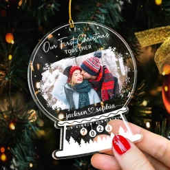 Personalized Couple Ornament - Customized Photo Shaped Acrylic Ornaments, Our First Christmas Together, Gifts For Couples -Gift Series Store FMSJSYTATT140824001 MK05 dbf6fb5f 7980 41fd 8c72 2b793aed8379