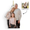 Personalized Family Photo Ornament - Customized Photo Shaped Acrylic Ornaments, Custom Christmas Ornaments, Birthday Gift For Family Members -Gift Series Store FMSJSYTTTT260824008 MK01a