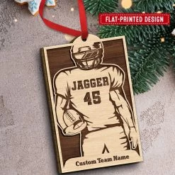 Football Player Personalized Christmas Ornament 11 Football Player Personalized Christmas Ornament -Gift Series Store Football Player Personalized Christmas Ornament 2