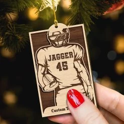 Football Player Personalized Christmas Ornament 13 Football Player Personalized Christmas Ornament -Gift Series Store Football Player Personalized Christmas Ornament 4