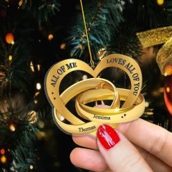 God Knew My Heart Needed You Couple Personalized Ornament -Gift Series Store God Knew My Heart Needed You Couple Personalized Ornament 4