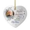 I Know Heaven Is A Beautiful Place Memorial Personalized Ornament 1 I Know Heaven Is A Beautiful Place Memorial Personalized Ornament -Gift Series Store I Know Heaven Is A Beautiful Place Memorial Personalized Ornament