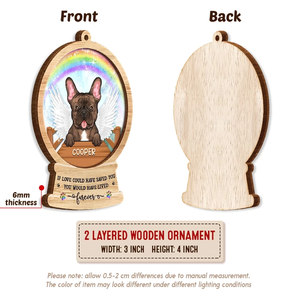If Love Could Have Saved You Memorial Dog Personalized Ornament 6 If Love Could Have Saved You Memorial Dog Personalized Ornament - Image 4