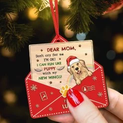 Letter From Heaven Memorial Dog Personalized Ornament -Gift Series Store Letter from Heaven Memorial Dog Personalized Ornament 4