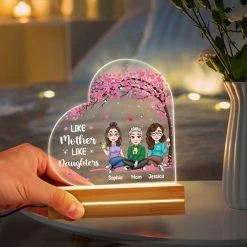 Like Mother Like Daughter Heart LED Night Light -Gift Series Store Like Mother Like Daughter Heart LED Night Light 8