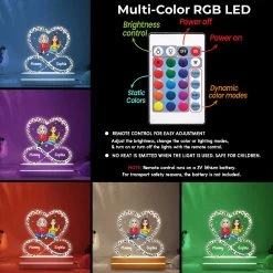 Like Mother Like Daughter Infinity Heart Personalized LED Night Light -Gift Series Store Like Mother Like Daughter Infinity Heart Personalized LED Night Light 16